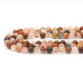 Genuine Red Rutilated Quartz Round Smooth Beads, Sku#U1731