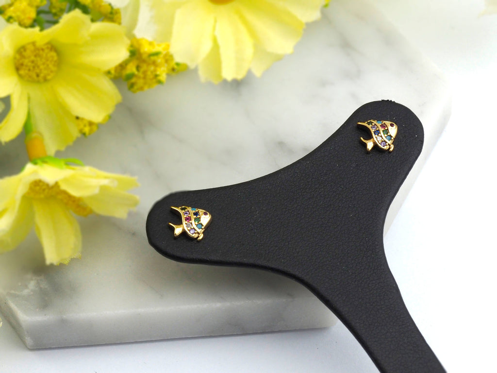 Goldfish Shape Earrings,J85