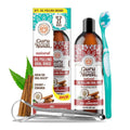 Gurunanda Coconut & Cinnamon Oil Pulling Flavor + Neem & Ashwagandha - 8 Oz Oral Daily