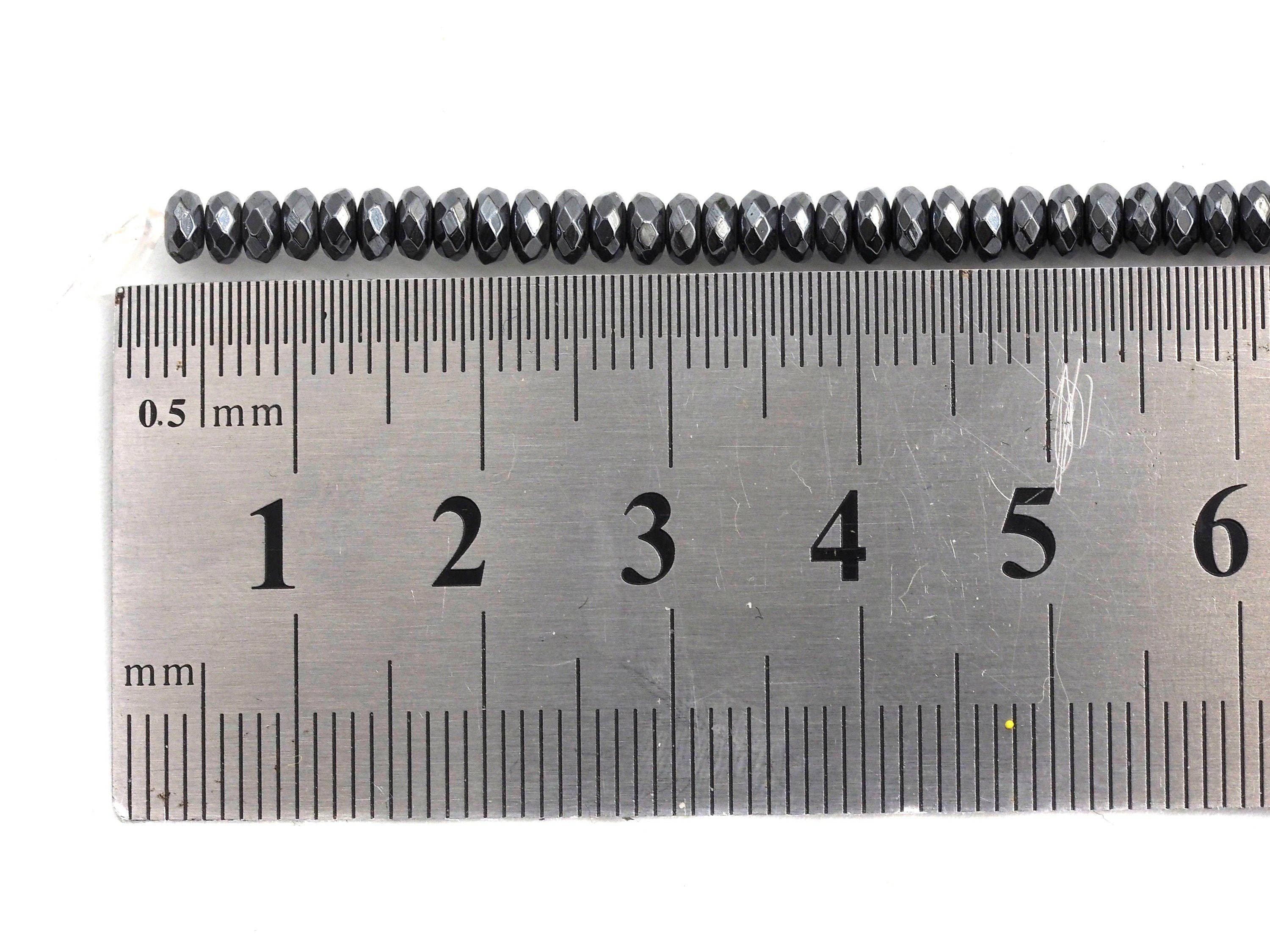 High Quality Natural Original color  faceted Hematite Beads, sku#S122