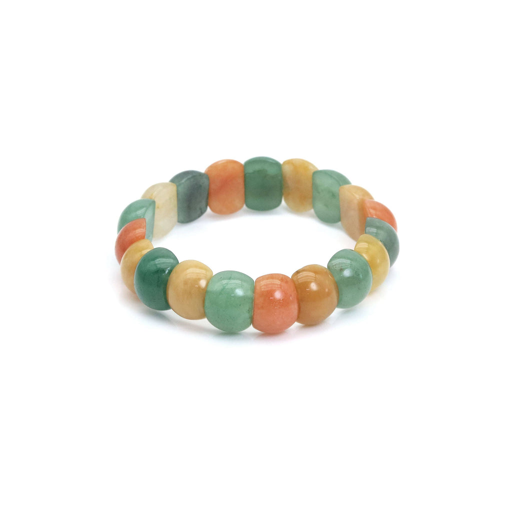 10x14mm Aventurine Rectangle Stretchy Bracelet, Sku#U2004