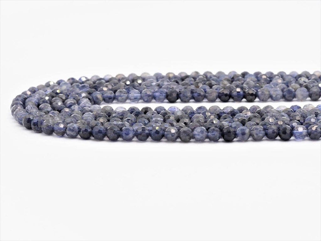 High Quality Natural Faceted Blue LOLITE Beads-2mm/3mm/4mm/6mm-lolite Beads,15.5" Full Strand, SKU#U420