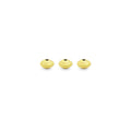 Matte brushed Gold Saucer Shape Spacer beads, Sku#A200