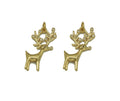 CZ Christmas Reindeer Charm, Sku#F1486
