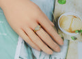 CZ Heart Adjustable Ring, Sku#O90