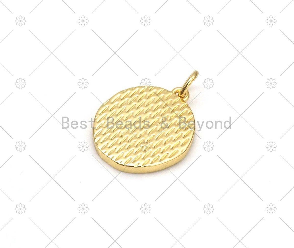 Enamel Colorful Lemon Slice Shape Pendant, sku#F1444