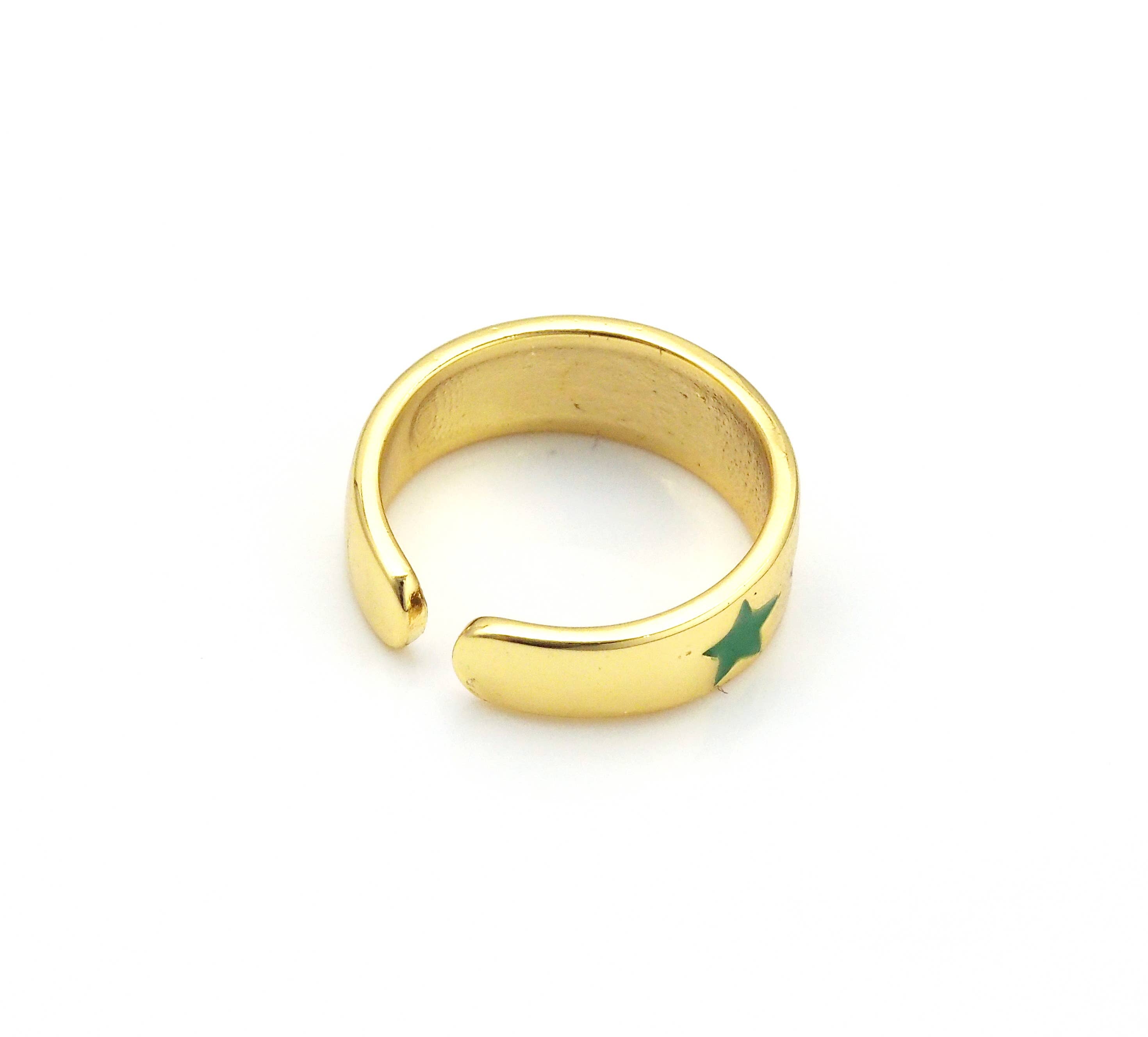 Colorful Multi Star Adjustable Ring, FH176