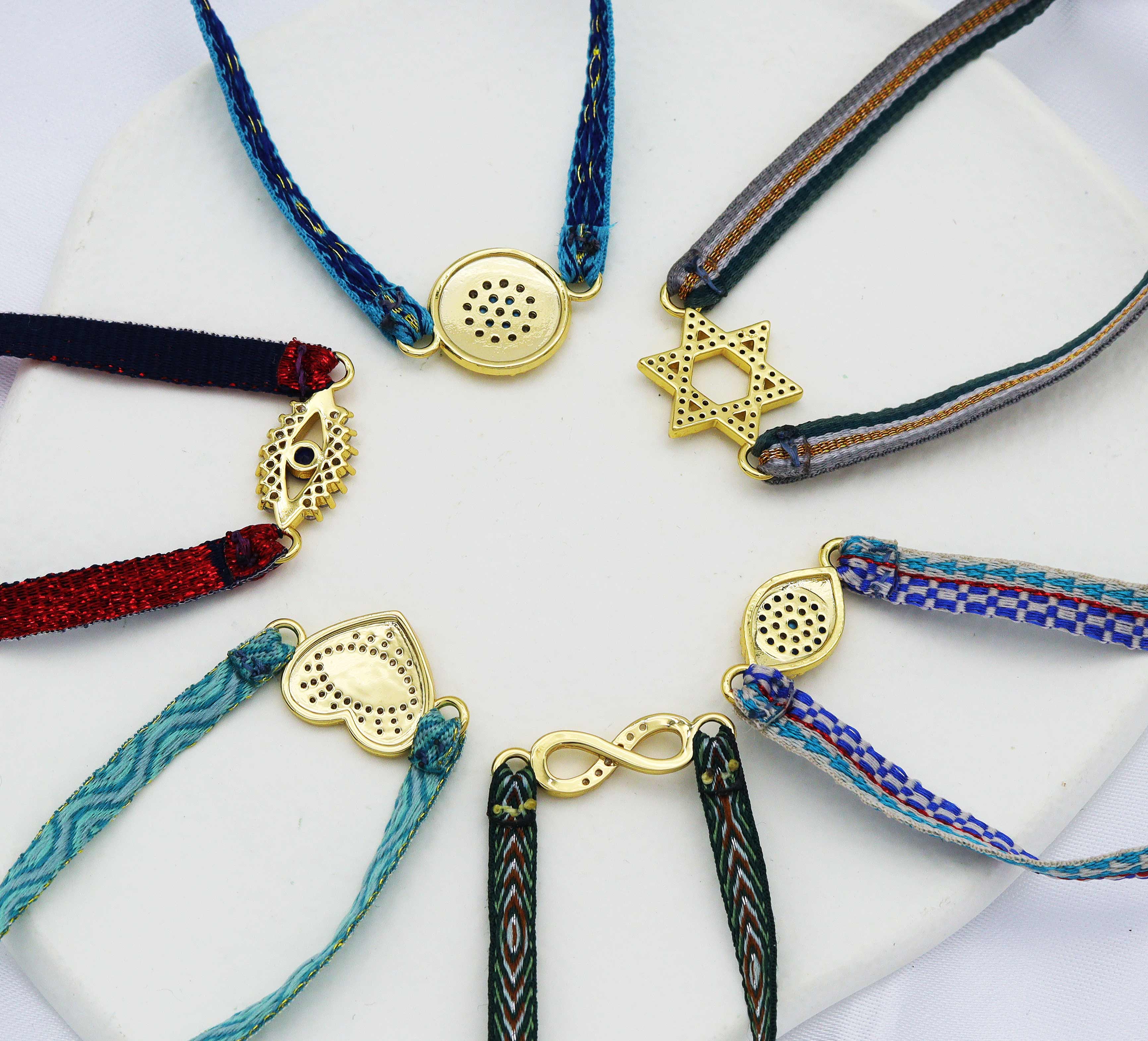 New Style Pull Tie Bracelet Wave Bracelet Friendship Bracelet, sku#O109