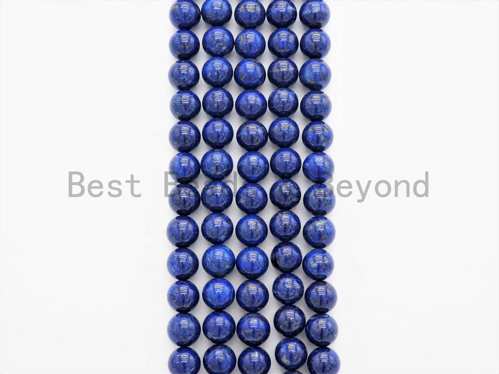 High Quality Natural Lapis Smooth Round Beads, U348