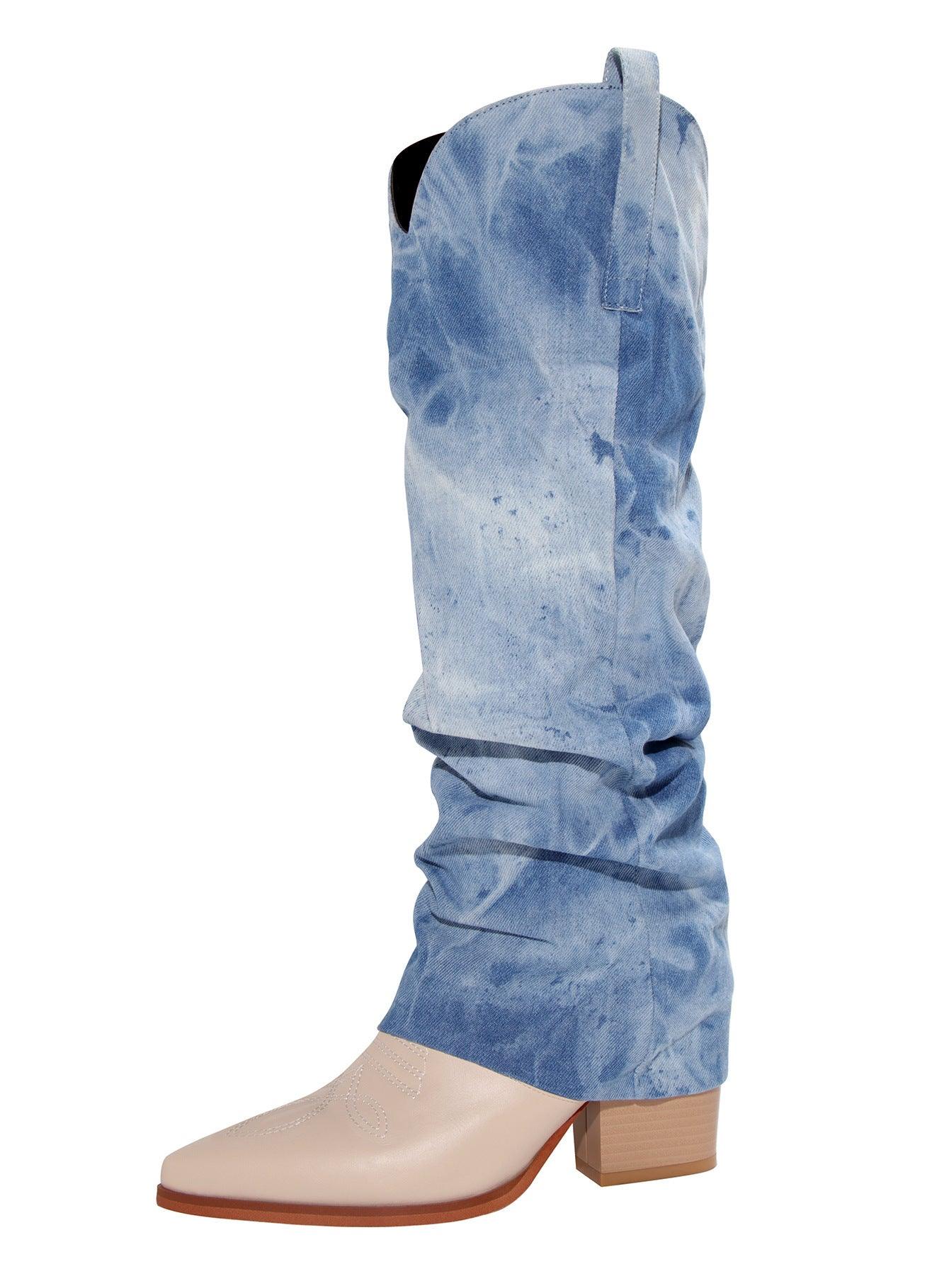 Bottes de cowgirl chic décontracté