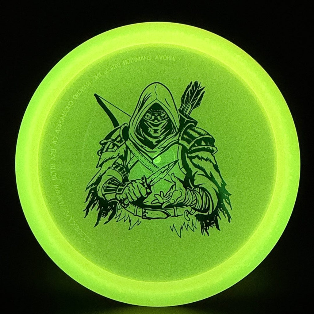 Classic Glow Champion Fairway Disc - Dark Rebel