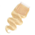 180% Density Red Straight 4x4 Lace Closure | 100% Brazilian Human Hair (Pre-Plucked, Transparent Swiss Lace)