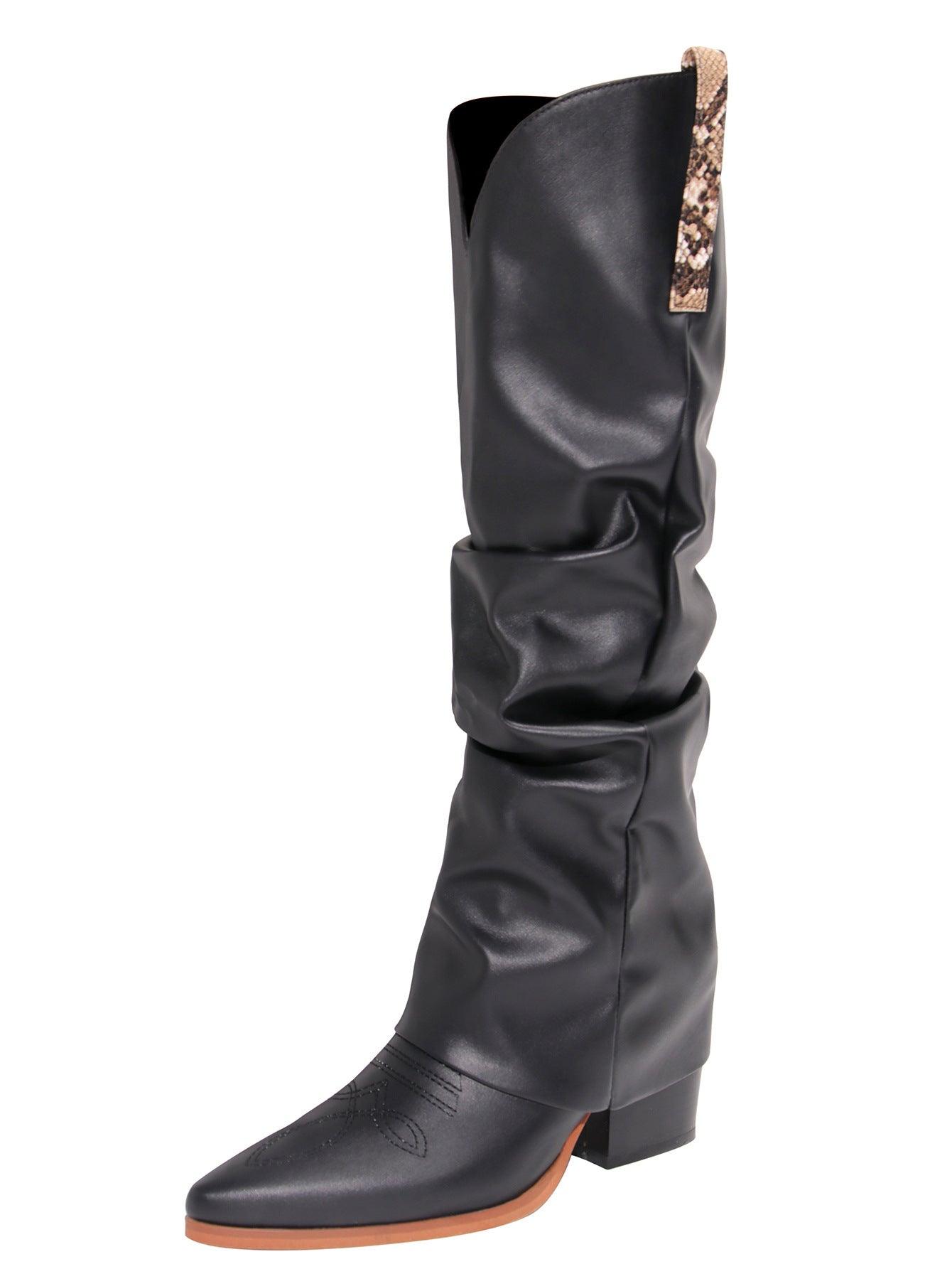 Bottes de cowgirl chic décontracté