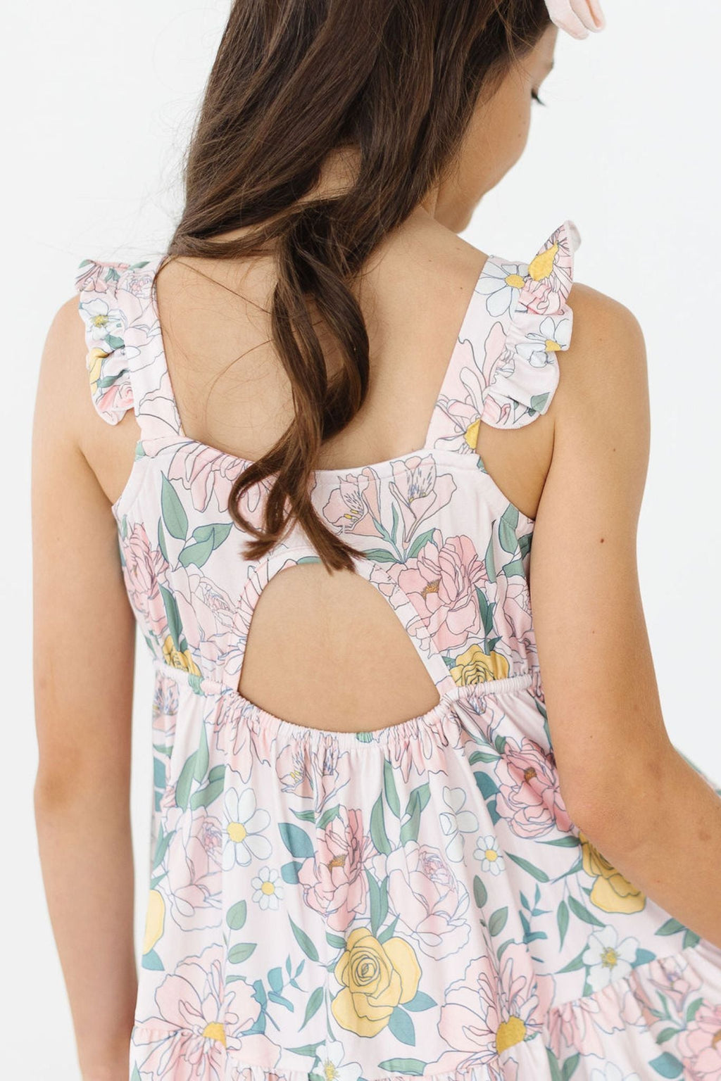 Robe longue à volants Brise d'automne