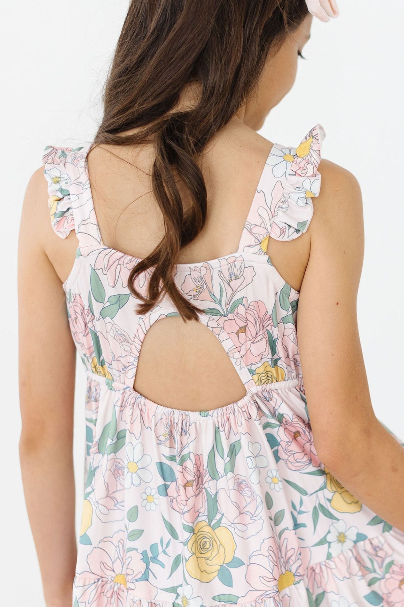 Robe longue à volants Brise d'automne