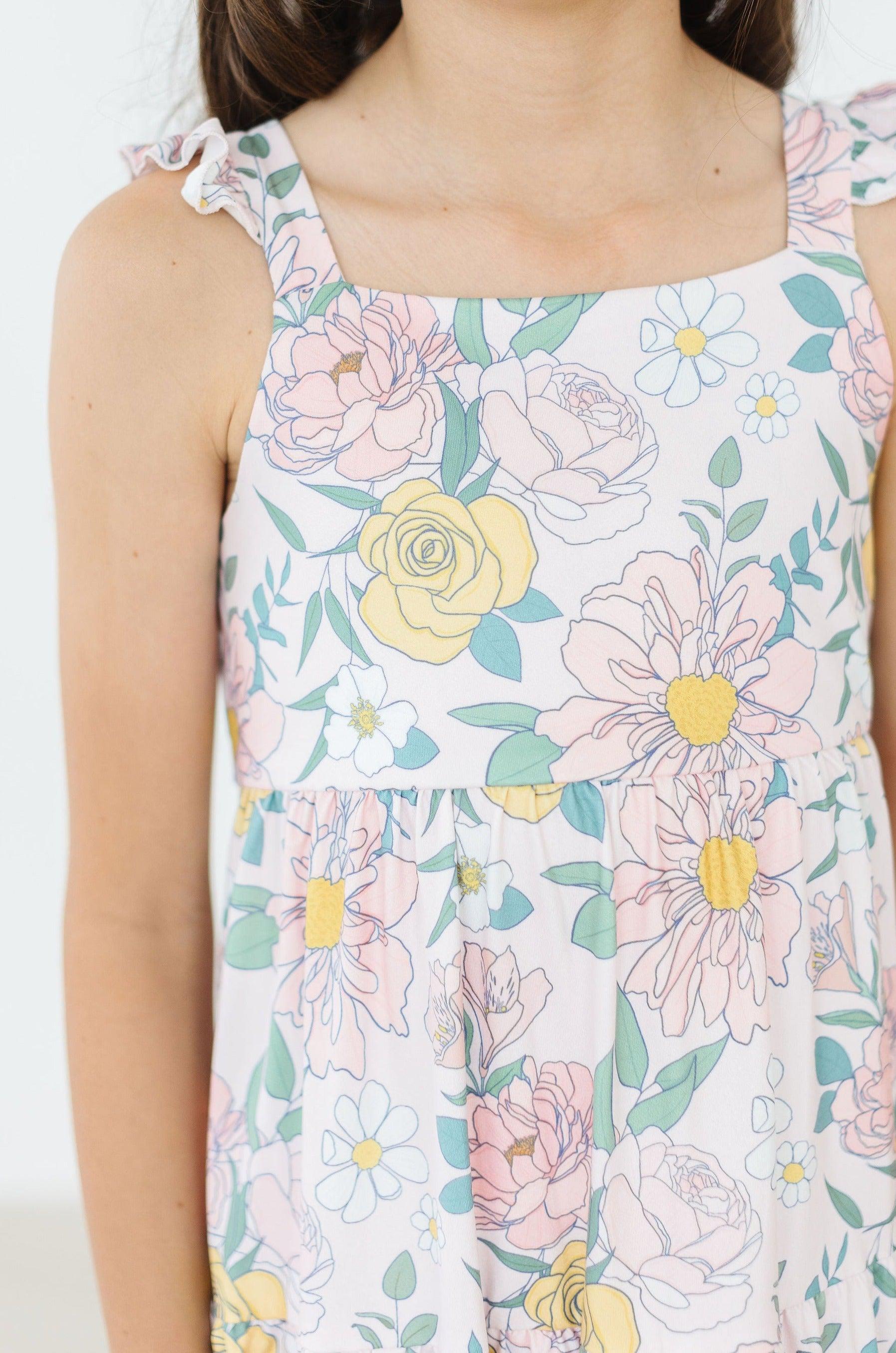Robe longue à volants Brise d'automne