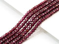 Top Quality Faceted Brazilian Garnet Rondelle Beads, 2x3mm/2x4mm, SKU#U107