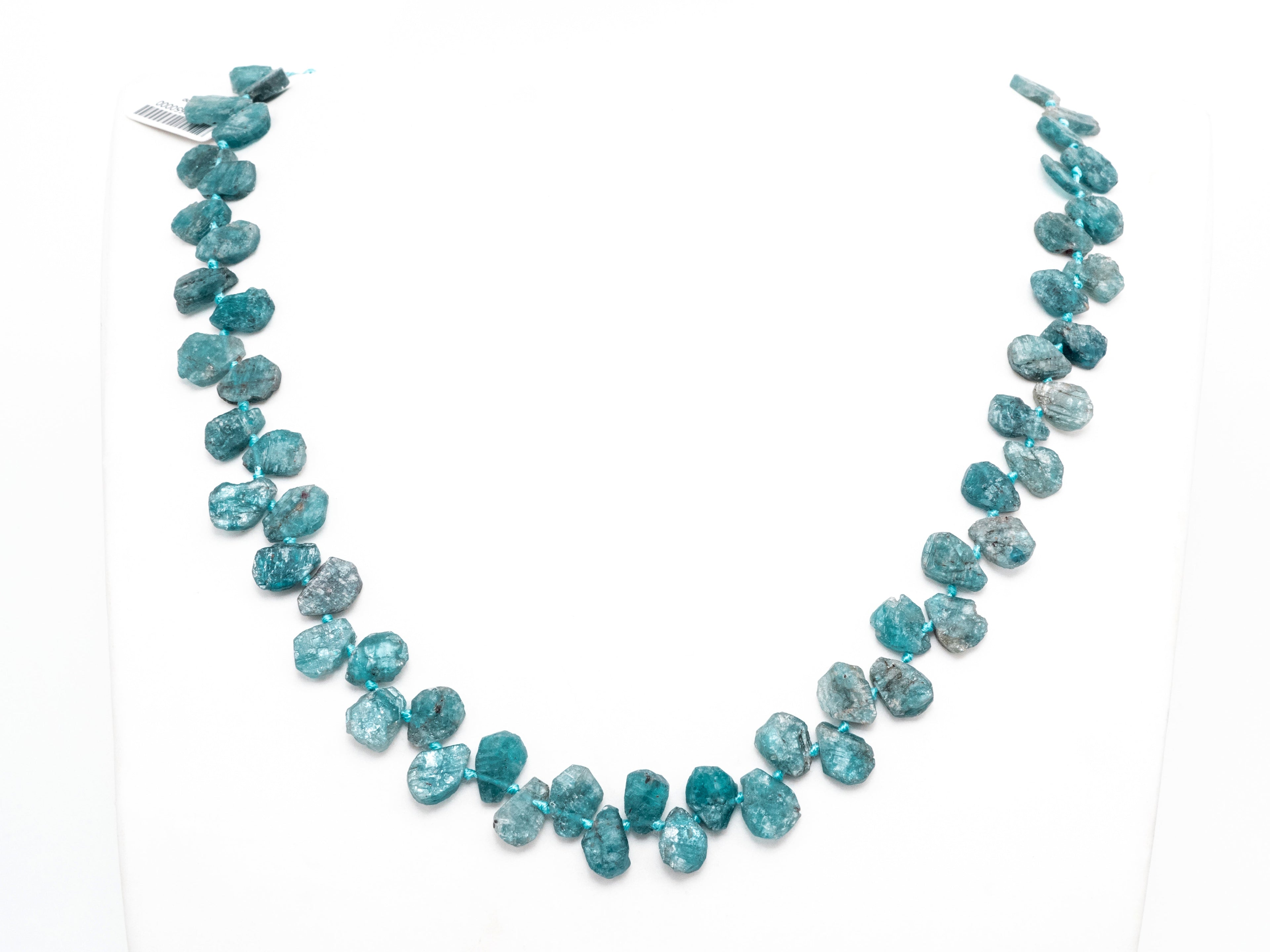 Quality Natural Kyanite Beads, 11-14mm, Irregular Teardrop Natural Blue Gemstone Beads, 15.5inch strand, SKU#U165