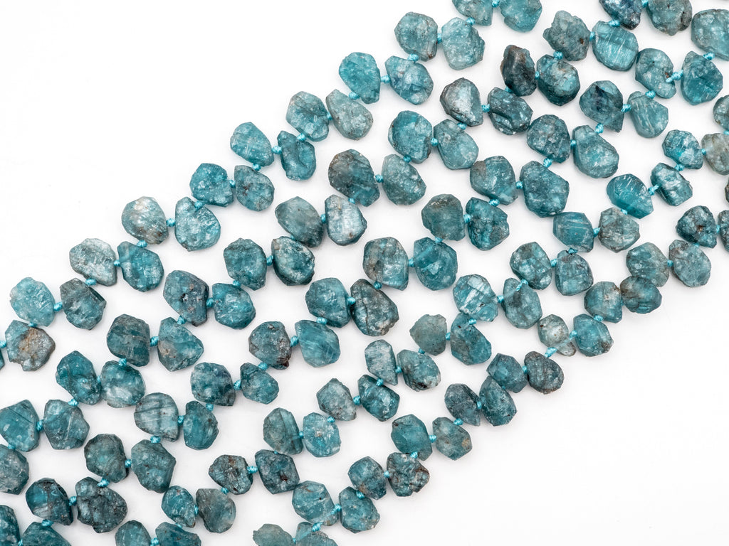 Quality Natural Kyanite Beads, 11-14mm, Irregular Teardrop Natural Blue Gemstone Beads, 15.5inch strand, SKU#U165