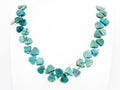 Quality Natural Chrysocolla beads,15-19mm, Teardrop Shape Top Drill Gemstone Beads, Natural Green Gemstone, 15-16inch strand, SKU#U162C