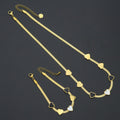heart herringbone necklace Bracelet, Sku#BXG12