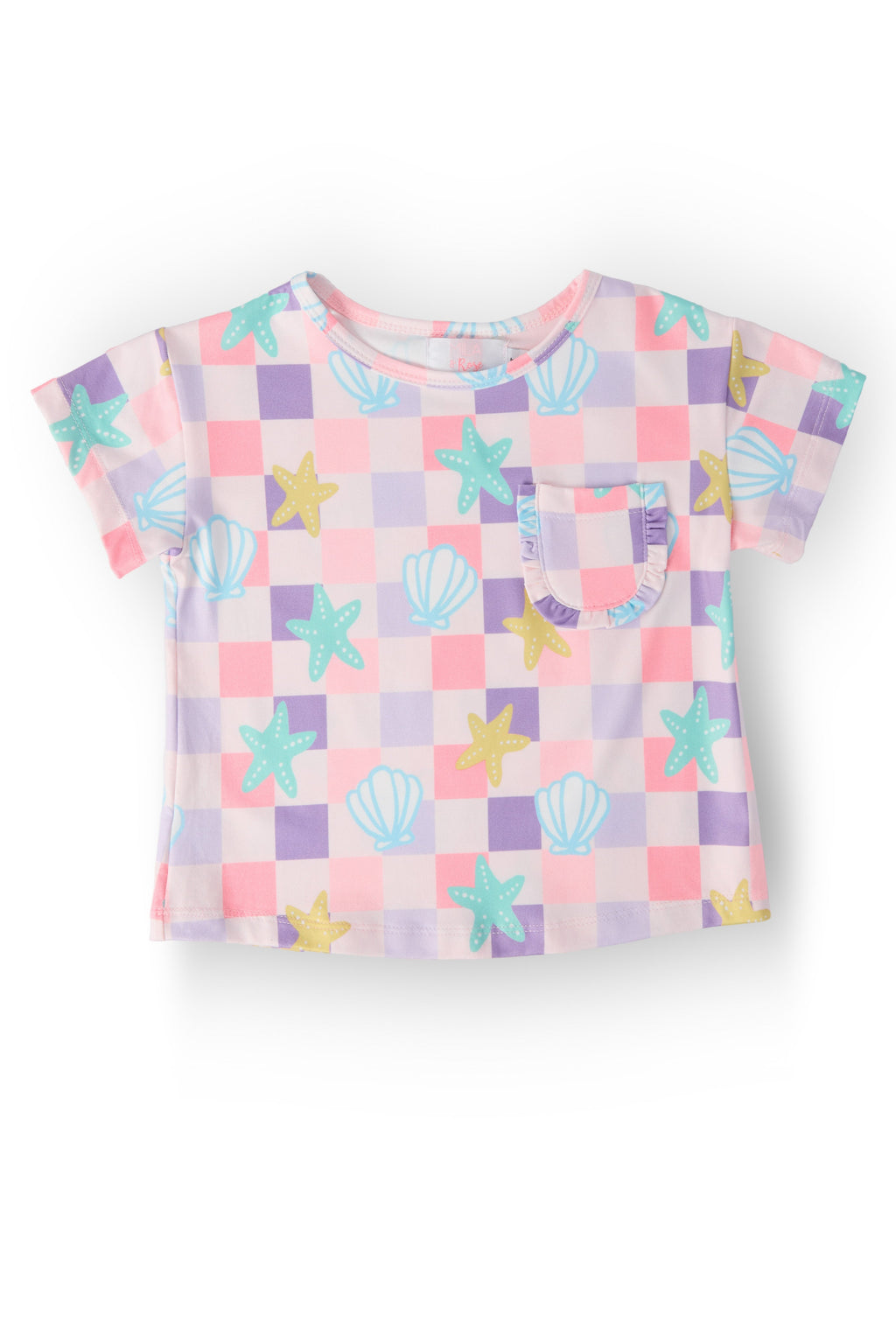 T-shirt à volants et poches "Beach Days"