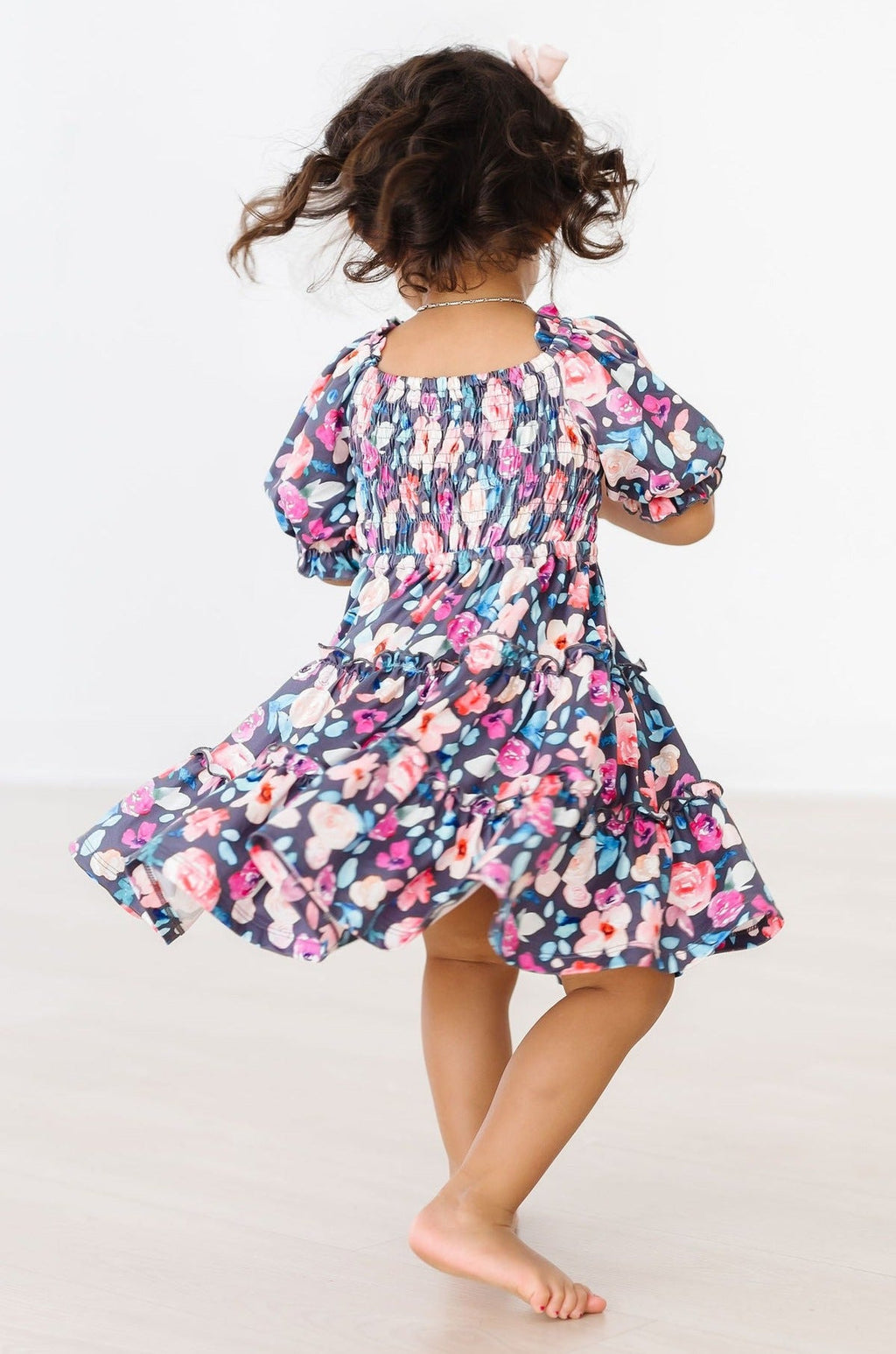 Robe smockée à volants Beauty in Bloom