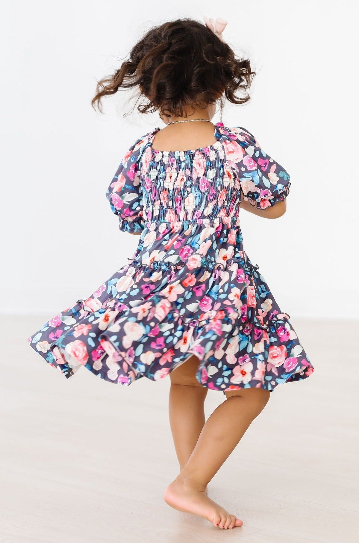 Robe smockée à volants Beauty in Bloom