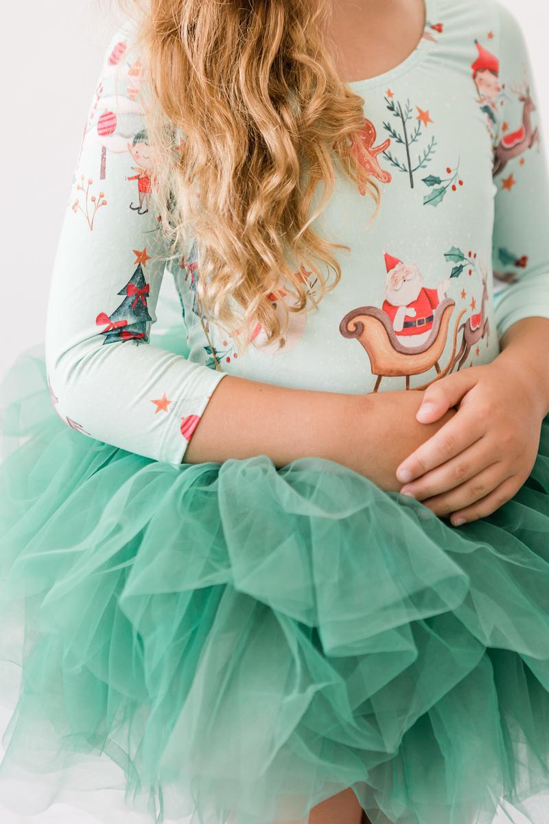 Justaucorps tutu 3/4 "Believe in Your Elf"