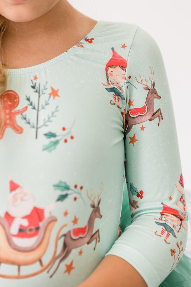 Justaucorps tutu 3/4 "Believe in Your Elf"