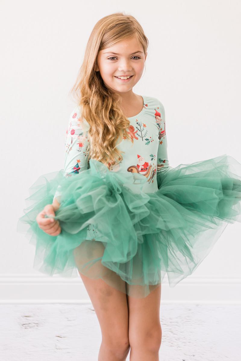 Justaucorps tutu 3/4 "Believe in Your Elf"