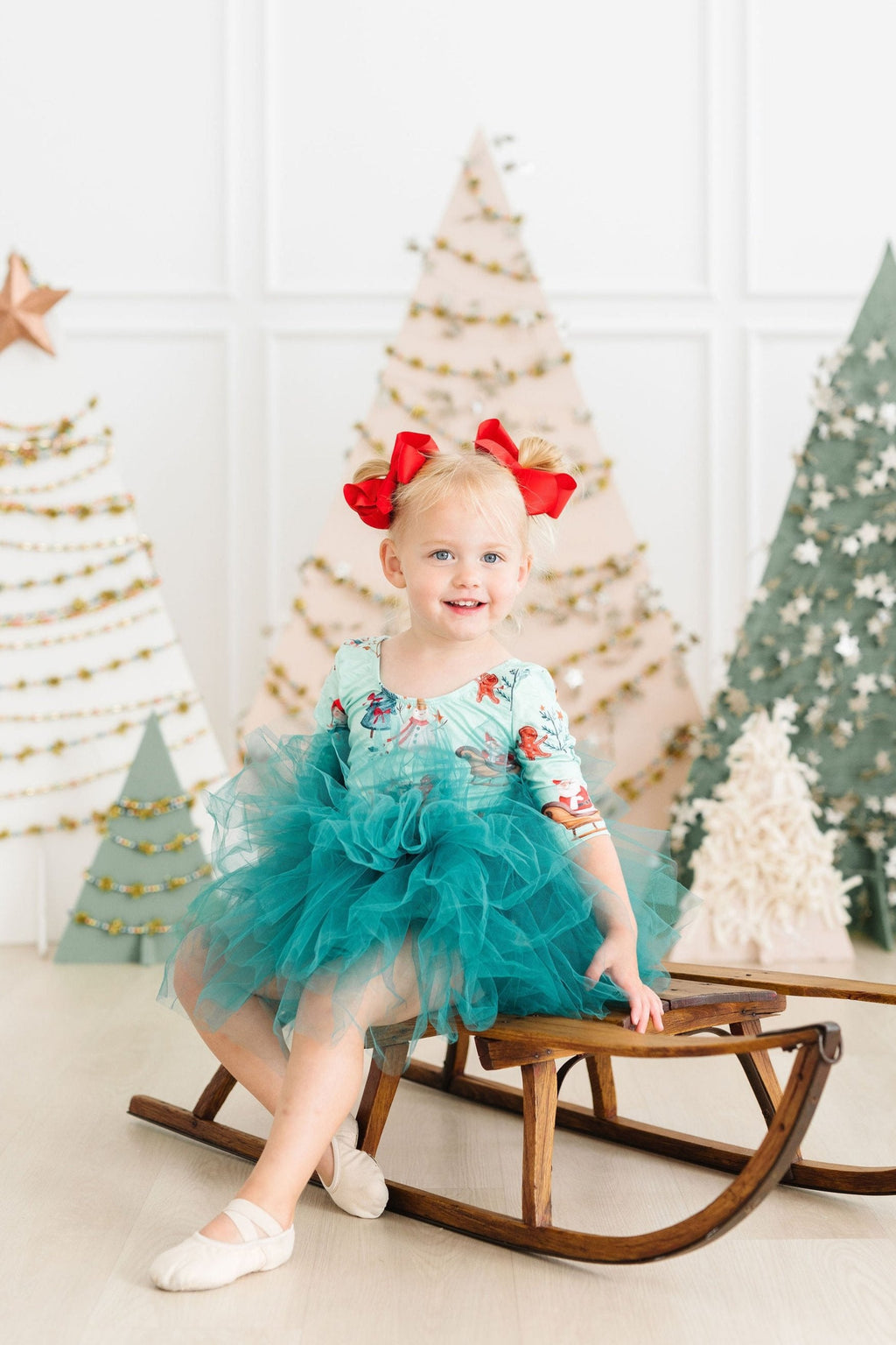 Justaucorps tutu 3/4 "Believe in Your Elf"