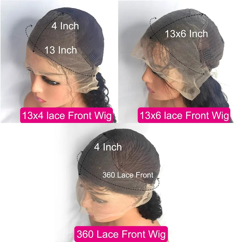 Perruque Lace Front 13x6 Lisse Raide | Cheveux Brésiliens Remy | Ligne de Cheveux Naturelle