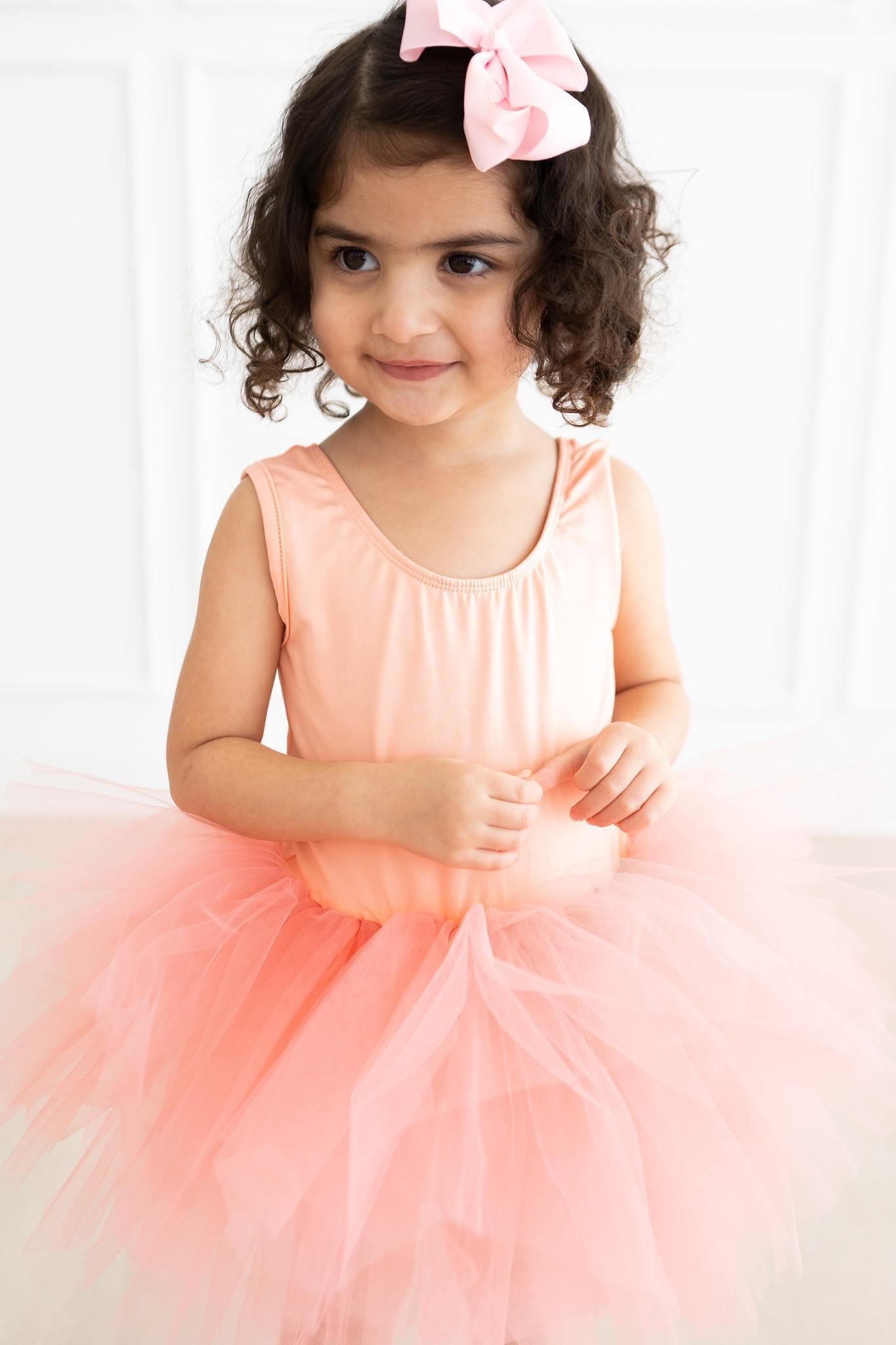 Justaucorps Tutu Pêche Clair