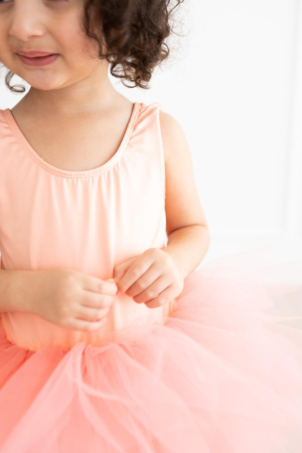 Justaucorps Tutu Pêche Clair
