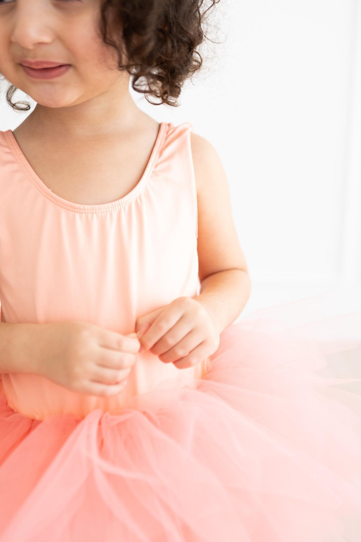 Justaucorps Tutu Pêche Clair
