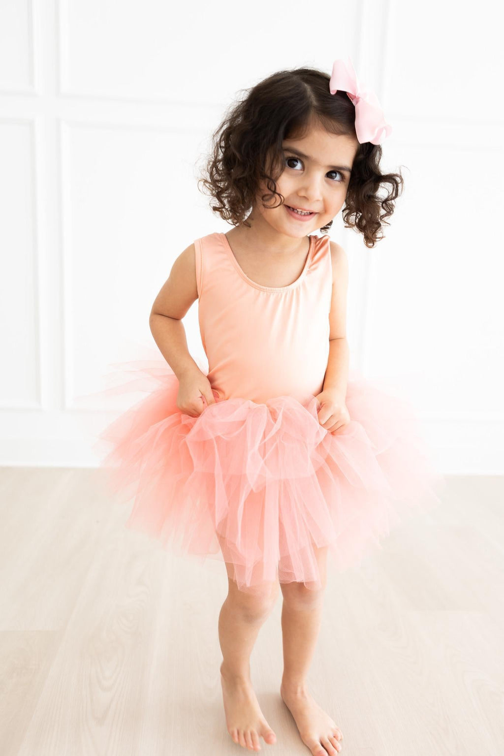 Justaucorps Tutu Pêche Clair