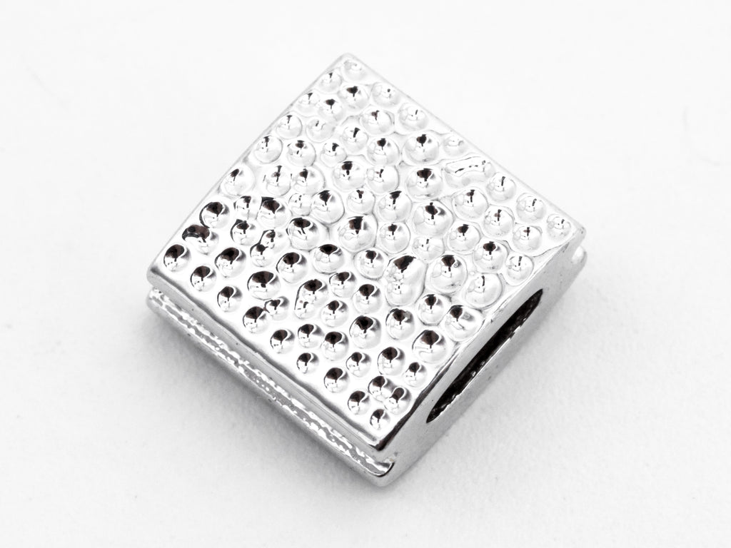 CZ Flat Square Turquoise Blue Micro Pave Beads, Cubic Zirconia Spacer Beads, Men's jewelry findings, 10x10x5mm, sku#Y53