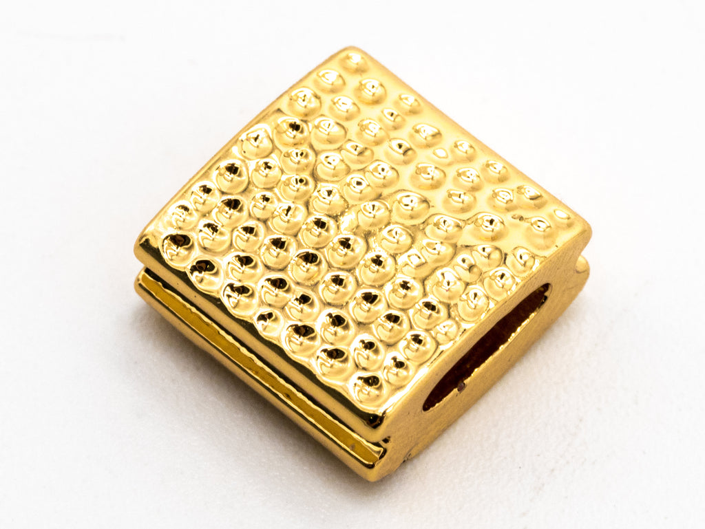 CZ Flat Square Beads Fuchsia Micro Pave Beads, Cubic Zirconia Spacer Beads, 10x10x5mm, sku#Y54