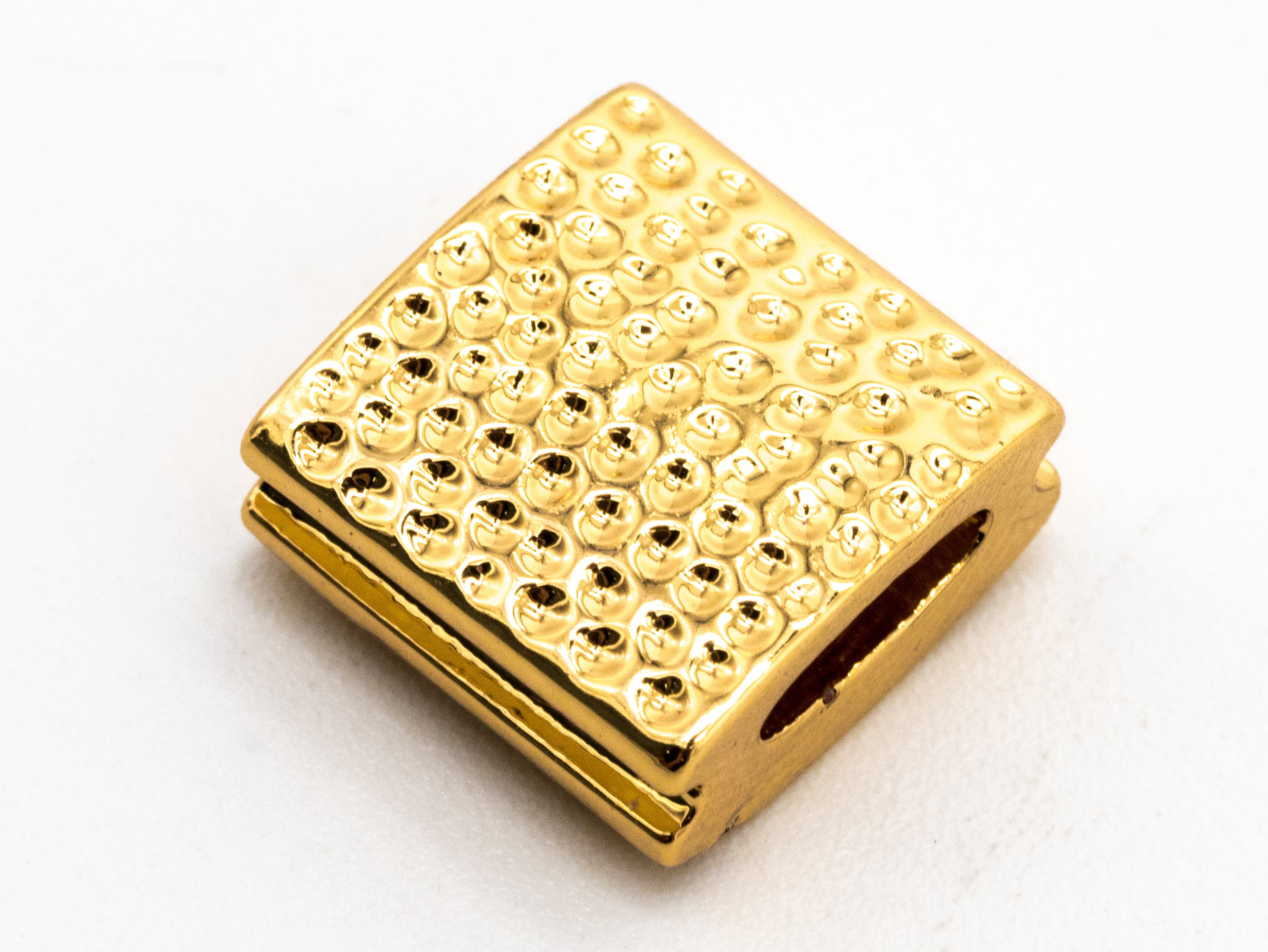 CZ Flat Square Beads Fuchsia Micro Pave Beads, Cubic Zirconia Spacer Beads, 10x10x5mm, sku#Y54