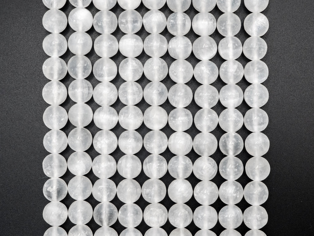 High Quality Natural Calcite beads,6/8/10/12mm Round beads, White Smooth Calcite Gemstone Beads, 16inch strand, SKU#U177