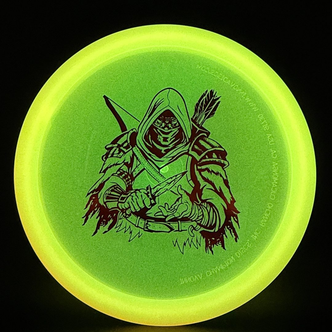 Classic Glow Champion Fairway Disc - Dark Rebel