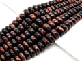 8-18mm High Quality Natural Red Tiger Eye Graduated, Rondelle Smooth/Faceted Gemstone Beads, 15inch strand, SKU#U191/U201