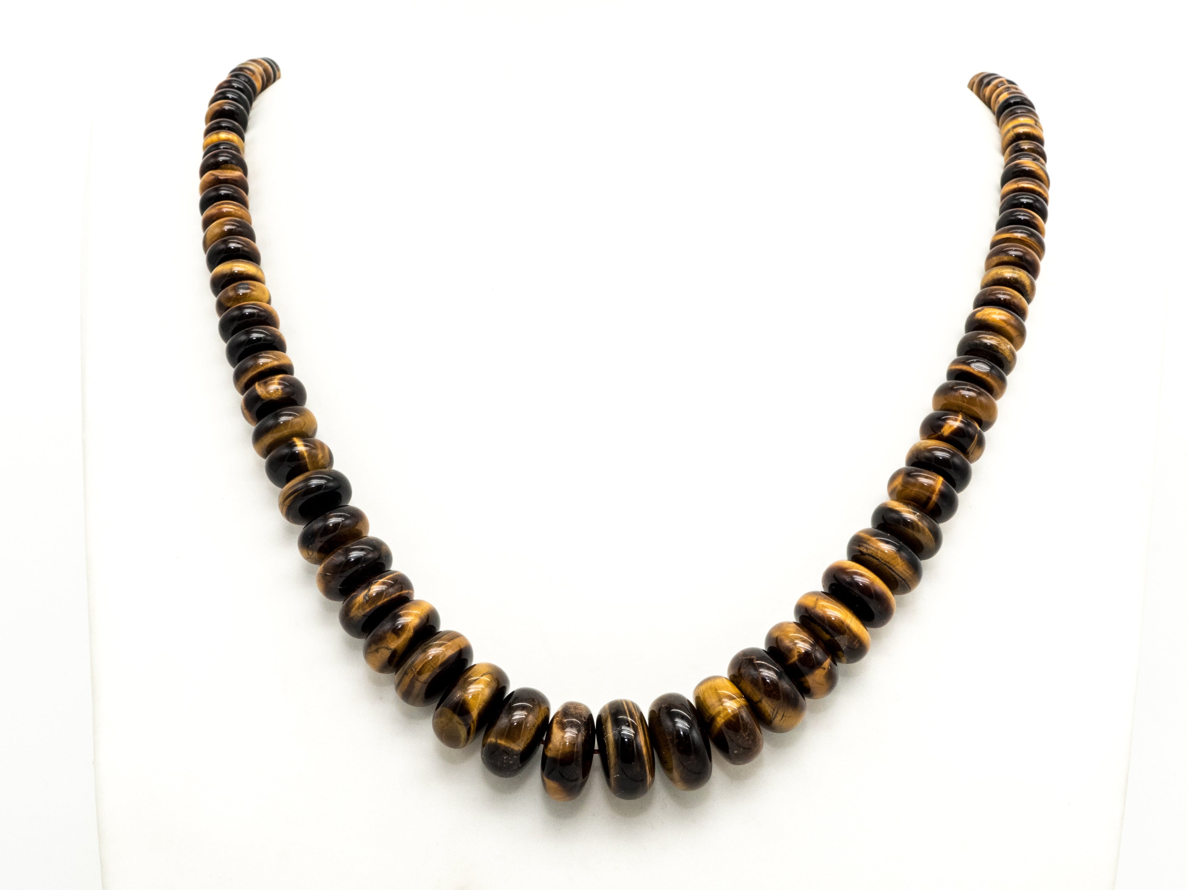 8-18mm High Quality Natural Yellow Tiger Eye Graduated,Faceted/Smooth Rondelle Gemstone Beads, 15inch strand, SKU#U202/u192