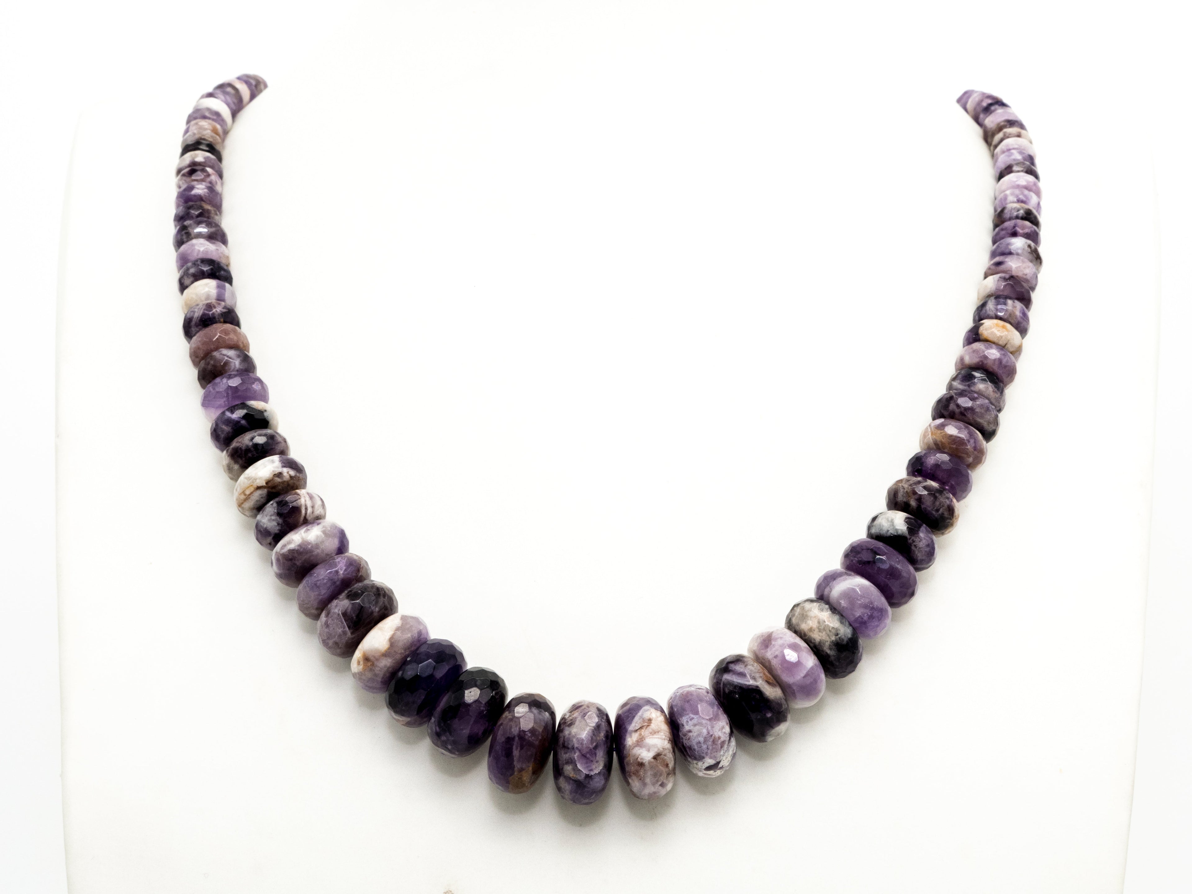 8-18mm High Quality Natural Amethyst Graduated,Faceted Ronde