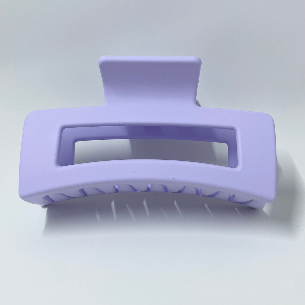 Pastel Purple Matte Hair Clip