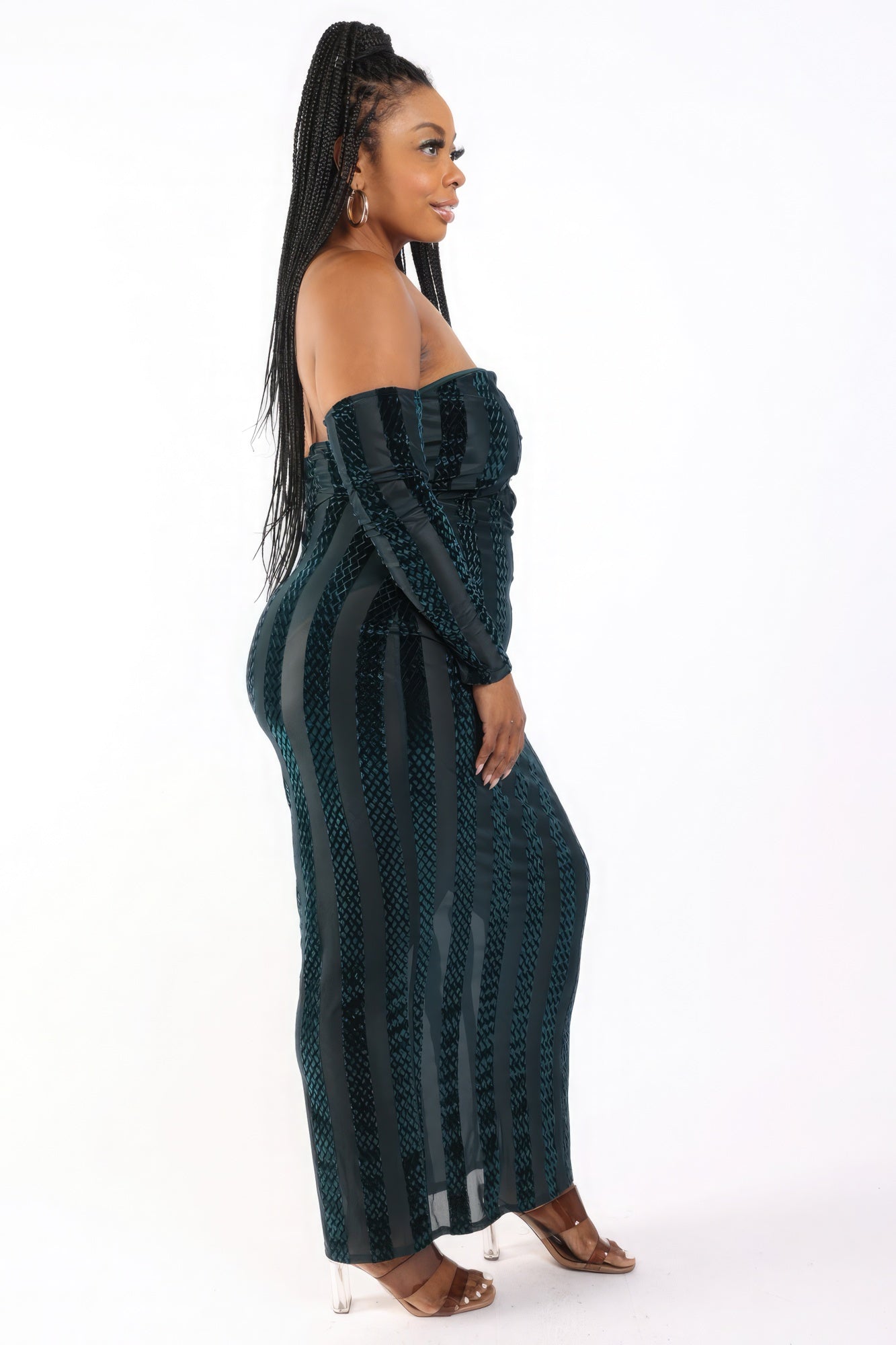 “You See Me” Off Shoulder Dress