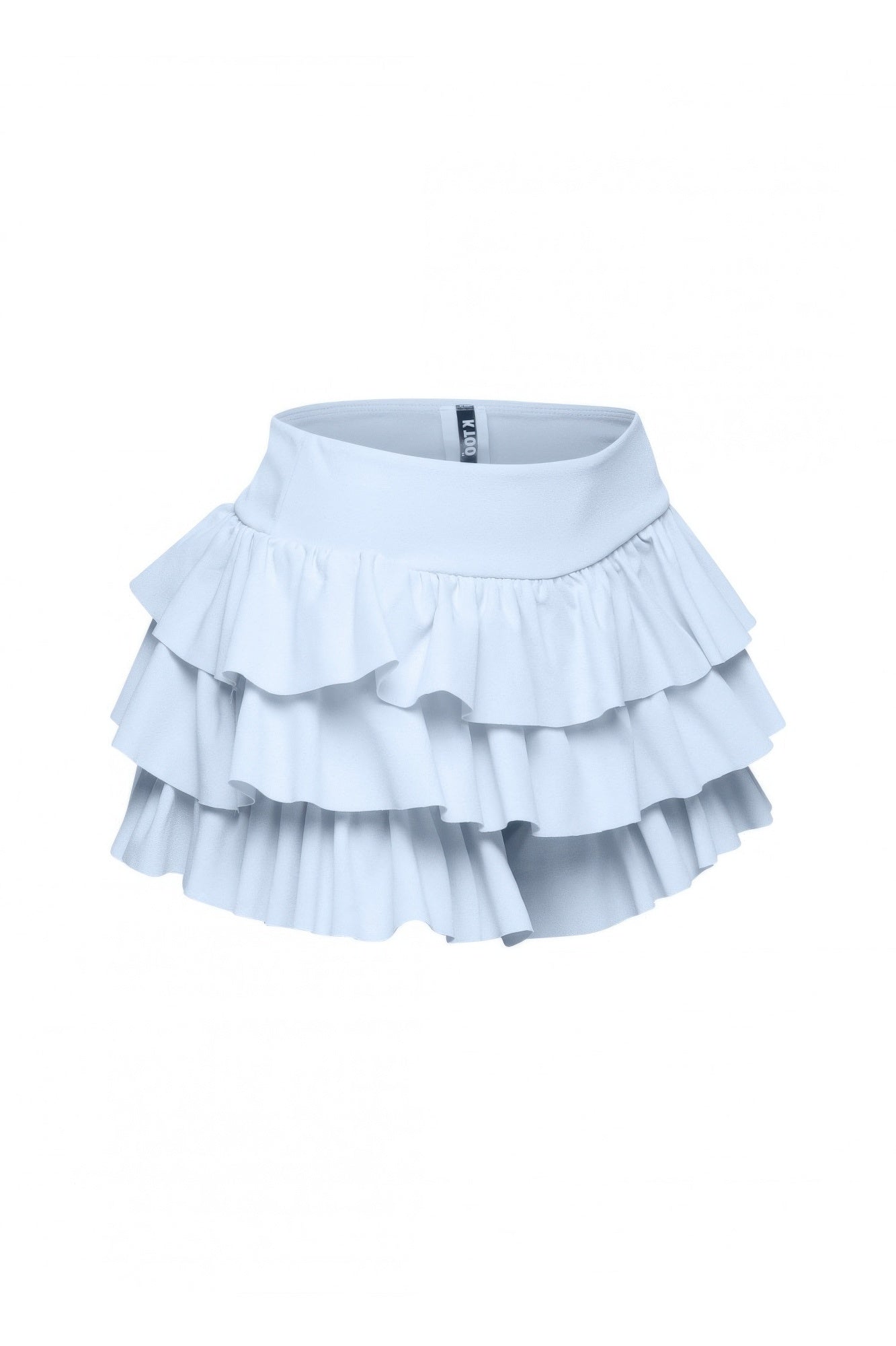 Solid Ruffled Shorts