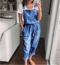Salopette en jean à cordon style cow-girl | Confortable et élégante pour toutes les cow-girls