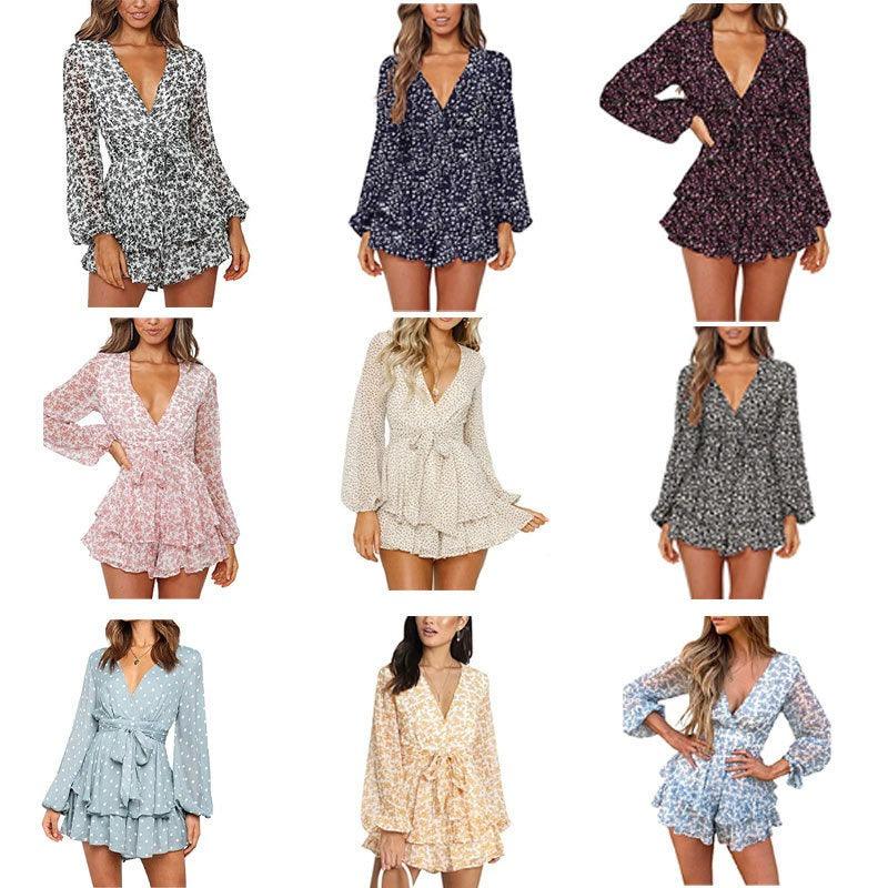 Robe en mousseline Floral Breeze | Robe décontractée imprimée une pièce